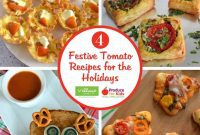 4 Cheerful Tomato Dishes for Family Celebrations