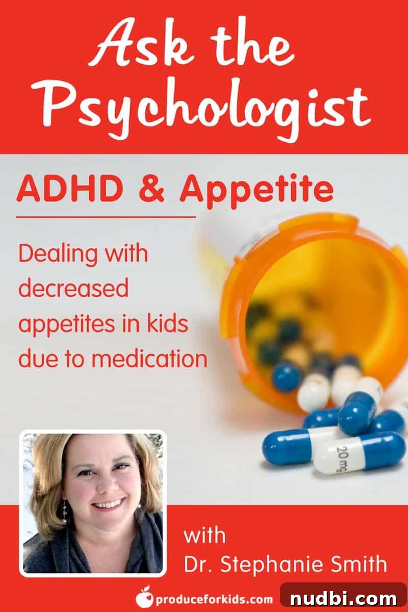 Ask the Psychologist: ADHD & Appetite - Advice for dealing with a decrease appetite in kids due to medication