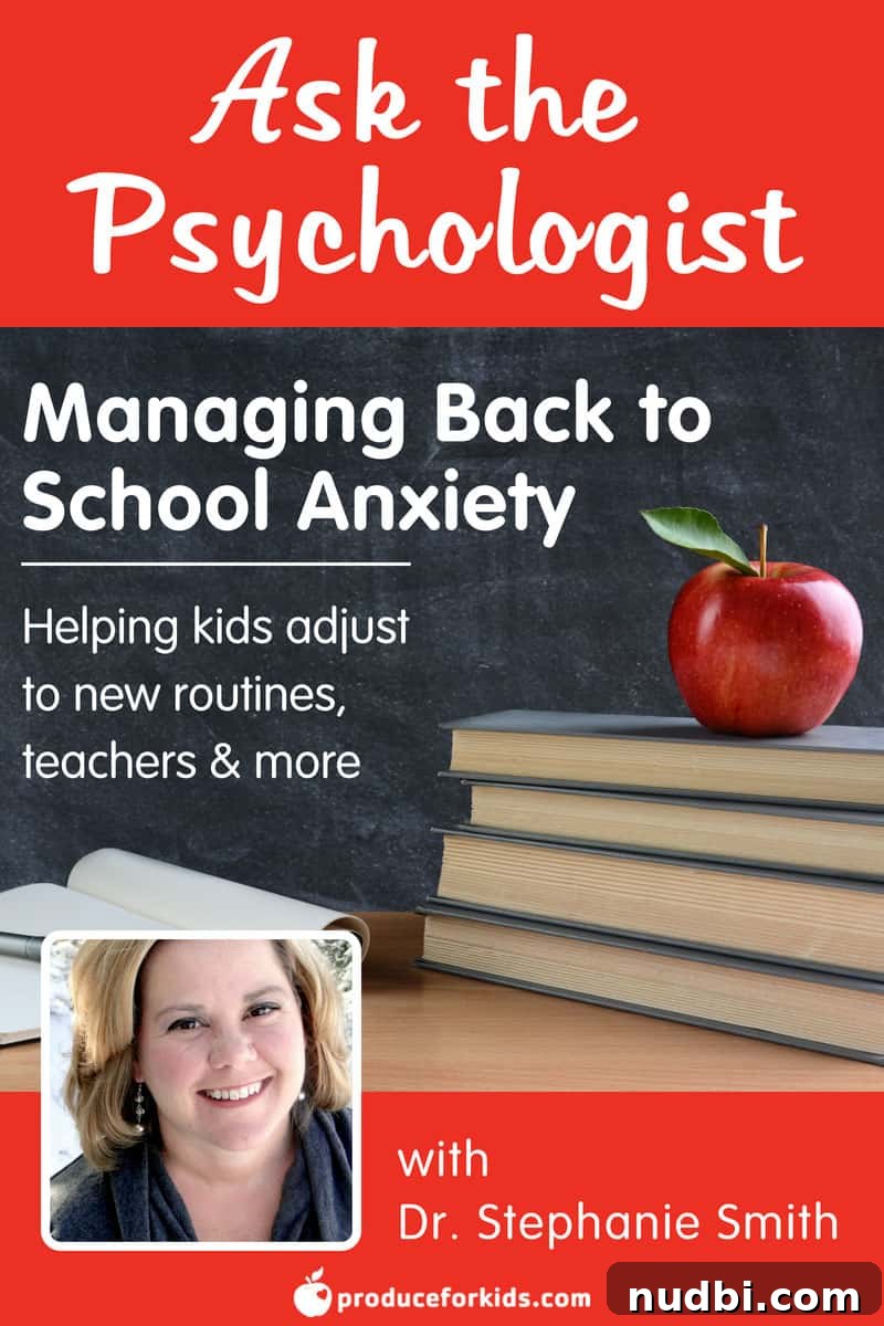 Dr. Stephanie offers tips to help kids reduce anxiety as they adjust to new routines, teachers, and school life.