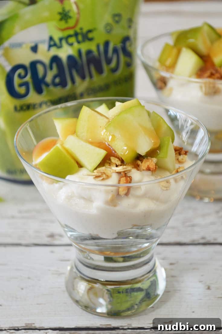 Caramel Apple Yogurt Parfait