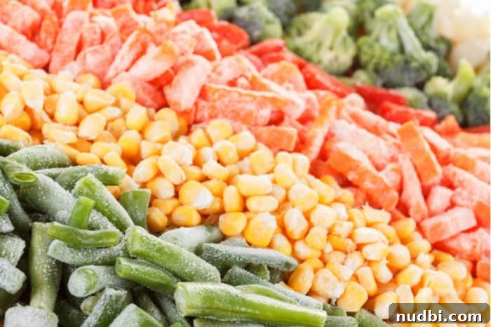 Convenient and healthy frozen produce Cheap Immunity Boosting Foods: Frozen vegetables.