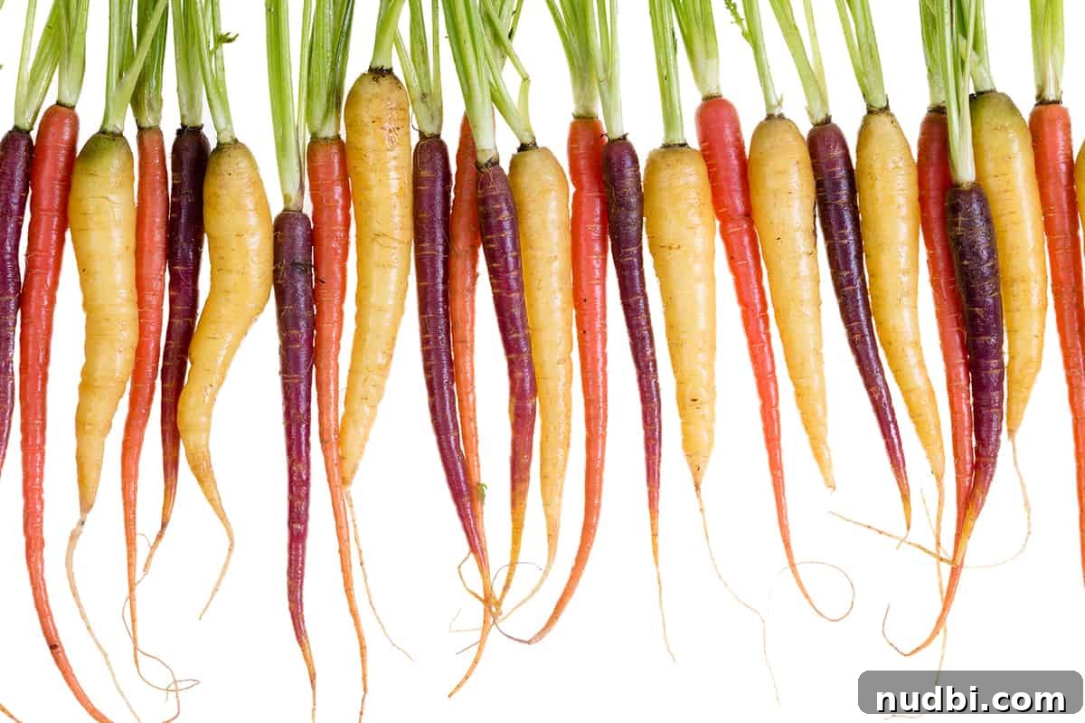 Crisp orange carrots, a versatile and healthy vegetable