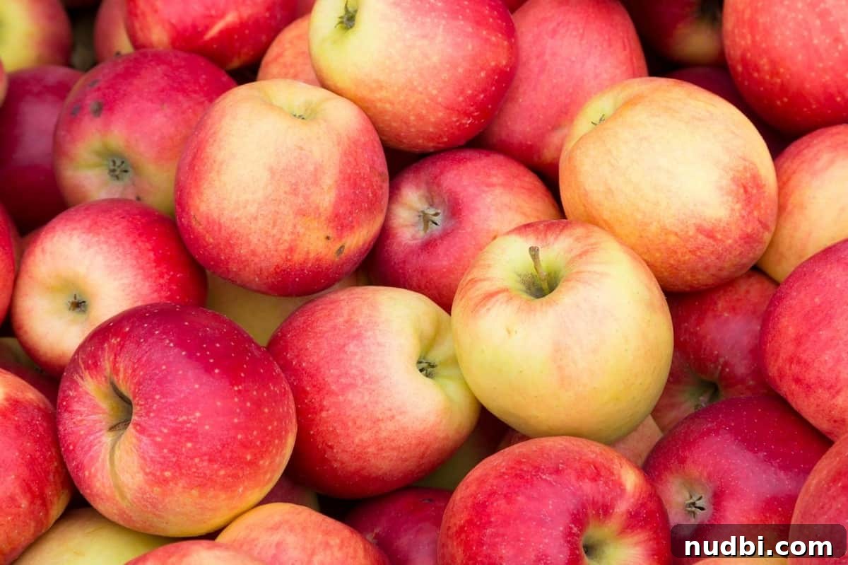 Fresh, vibrant apples representing autumn's harvest