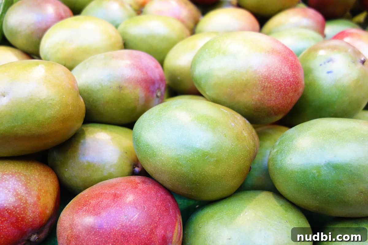 Ripe, juicy mangoes ready to be enjoyed