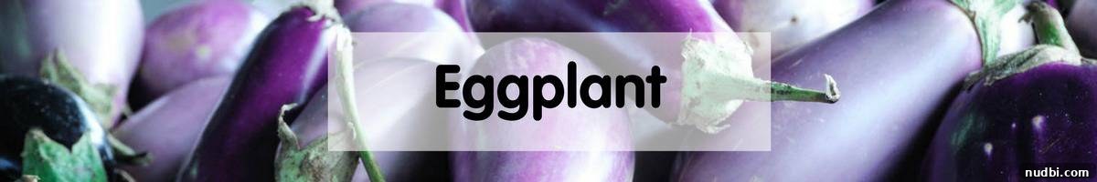 October's Bounty 14 Purple eggplants.