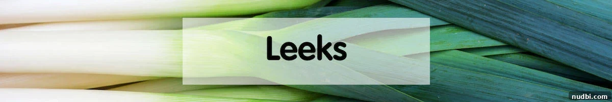 October's Bounty 18 Fresh green leeks.