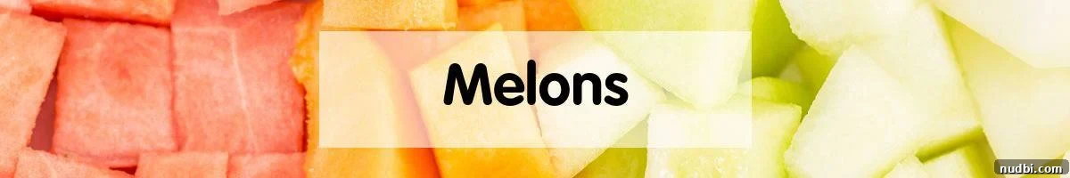 October's Bounty 21 Assorted melons, including watermelon, cantaloupe, and honeydew.