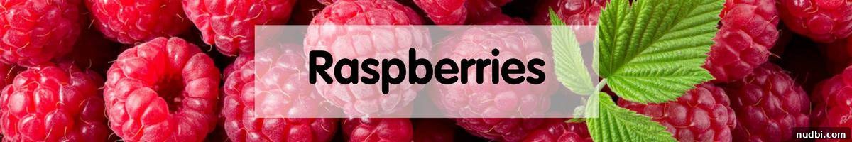 October's Bounty 28 Red raspberries in a bowl.