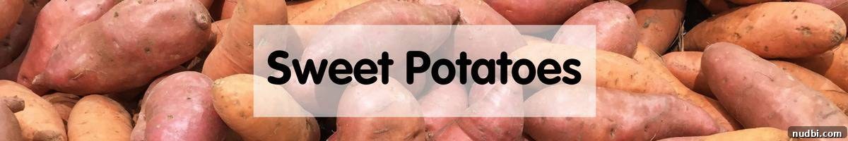 October's Bounty 32 Vibrant orange sweet potatoes.