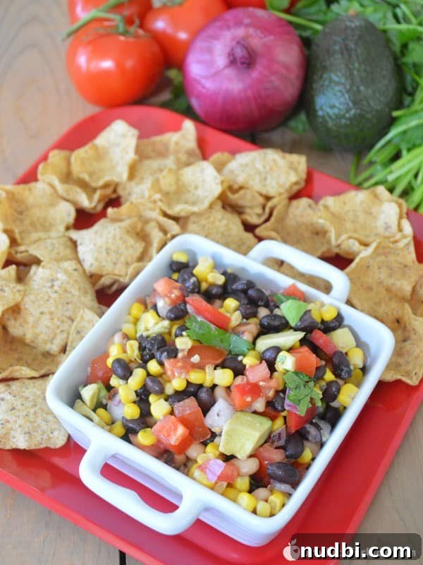 Cowboy Caviar, a veggie-packed dip