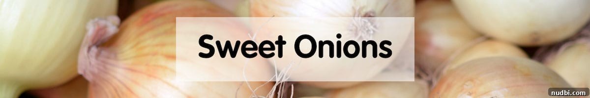 Fresh sweet onions, ready to add flavor to any dish.