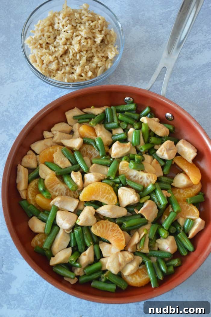 Smart Suppers for School Nights 3 Mandarin Chicken Stir-Fry with Green Beans