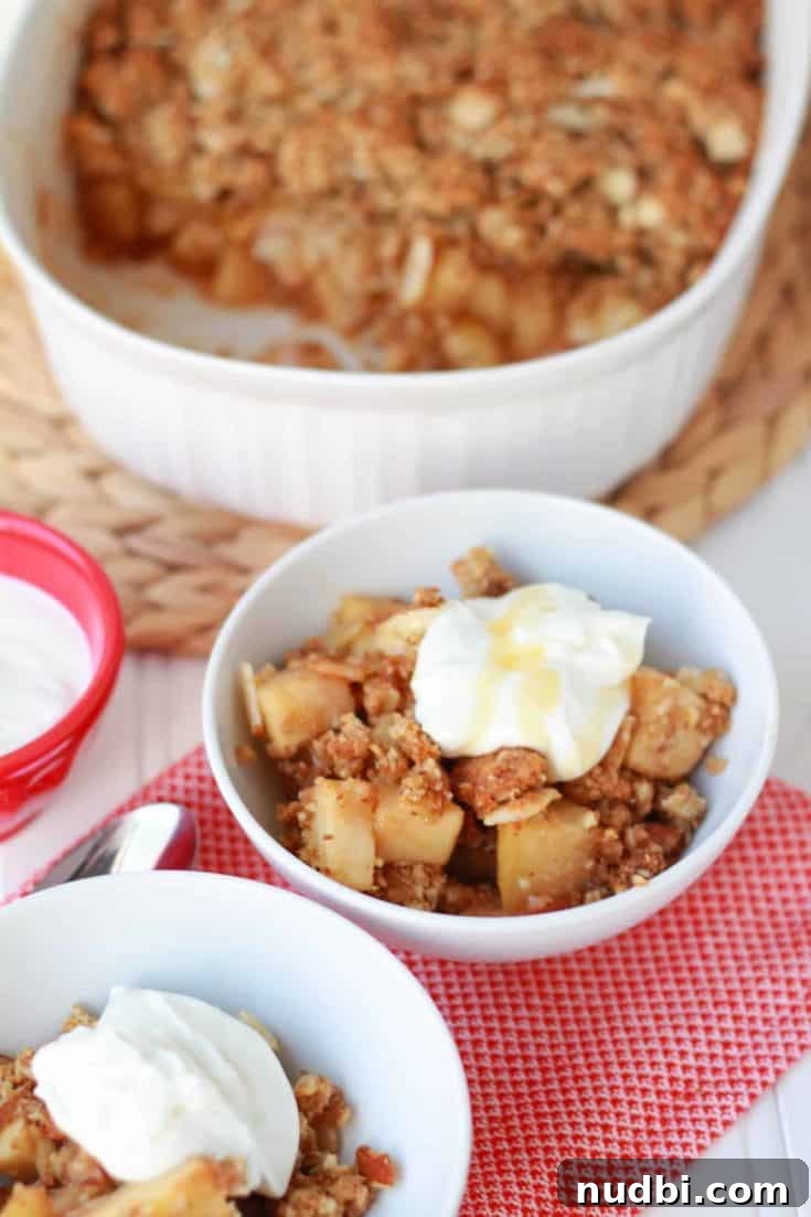 Autumn's Bounty Wholesome Apple Delights 17 Apple, Oat and Almond Breakfast Crisp