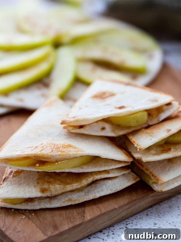 Autumn's Bounty Wholesome Apple Delights 35 Spiced Apple Quesadillas