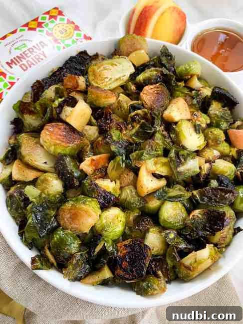 Autumn's Bounty Wholesome Apple Delights 36 Honey Roasted Brussel Sprouts and Apples
