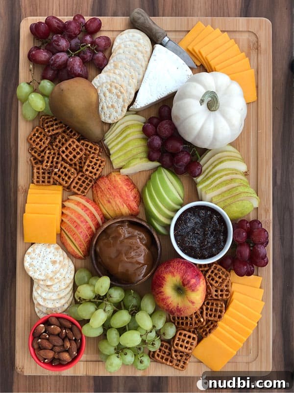 Autumn's Bounty Wholesome Apple Delights 39 Fall Harvest Snack Board
