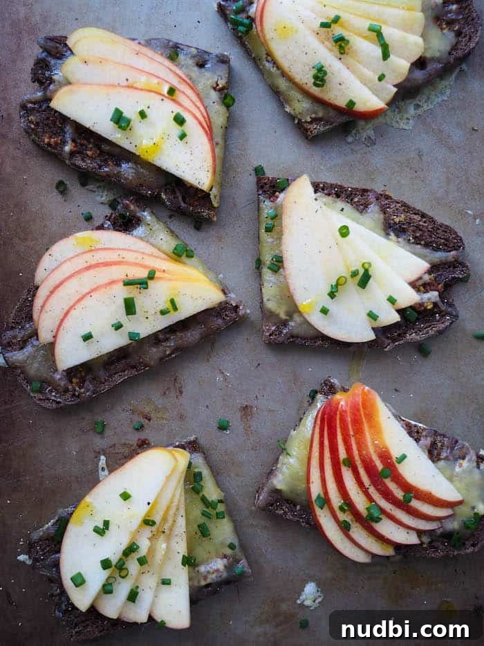 Autumn's Bounty Wholesome Apple Delights 42 Cheddar Apple Toast