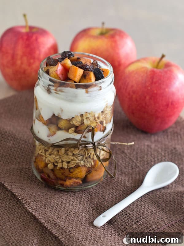 Autumn's Bounty Wholesome Apple Delights 6 Sweet Potato & Apple Breakfast Parfait