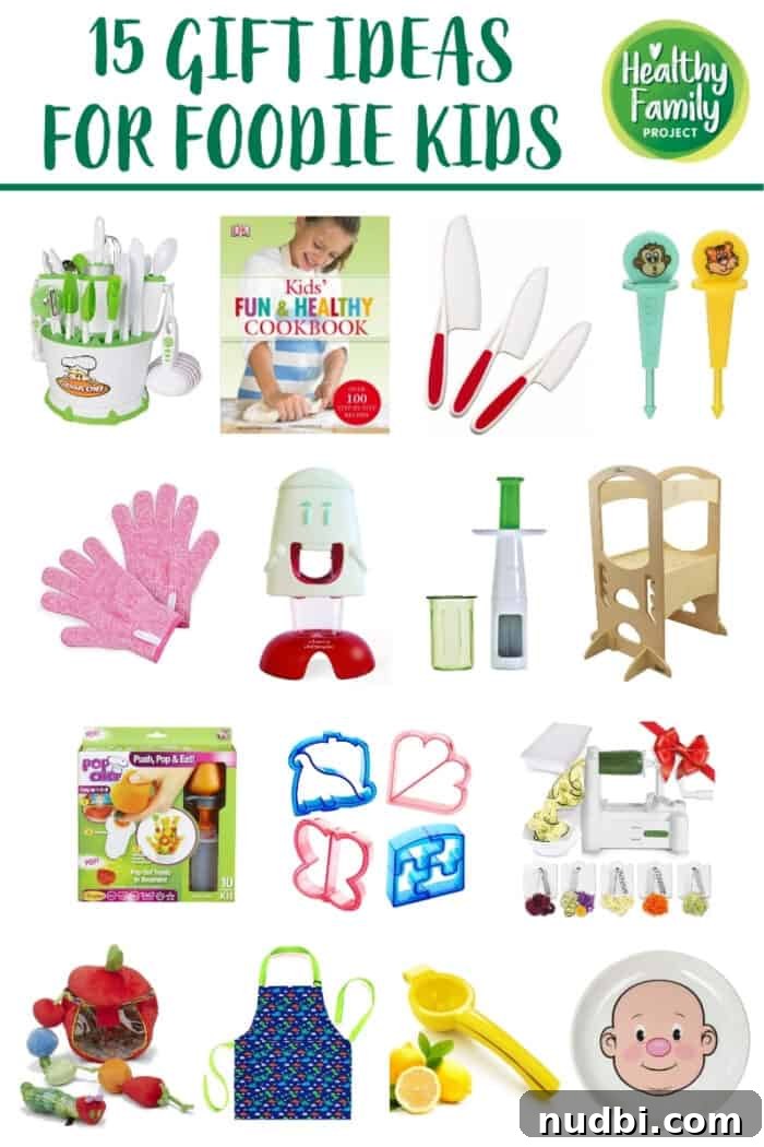 Inspiring Culinary Gifts for Young Foodies: Get Kids Cooking! Two cheerful young boys helping their parent prepare food in a brightly lit kitchen, symbolizing the joy of cooking with kids.