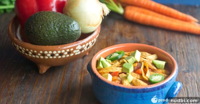 One Pot Healthy Chicken Tortilla Soup