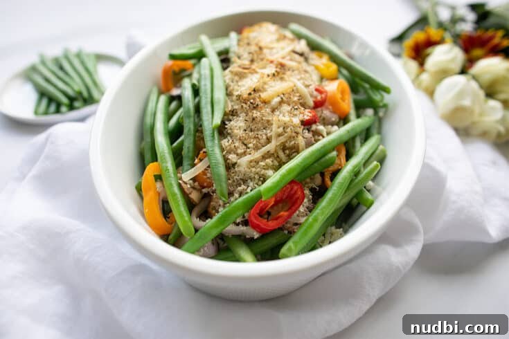 Lightened Pero Family Green Bean Casserole