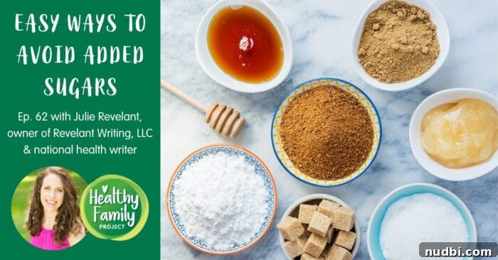 Cut the Sweet Stuff: Simple Strategies to Skip Added Sugars 2 Julie Revelant discussing added sugars on Healthy Family Project podcast