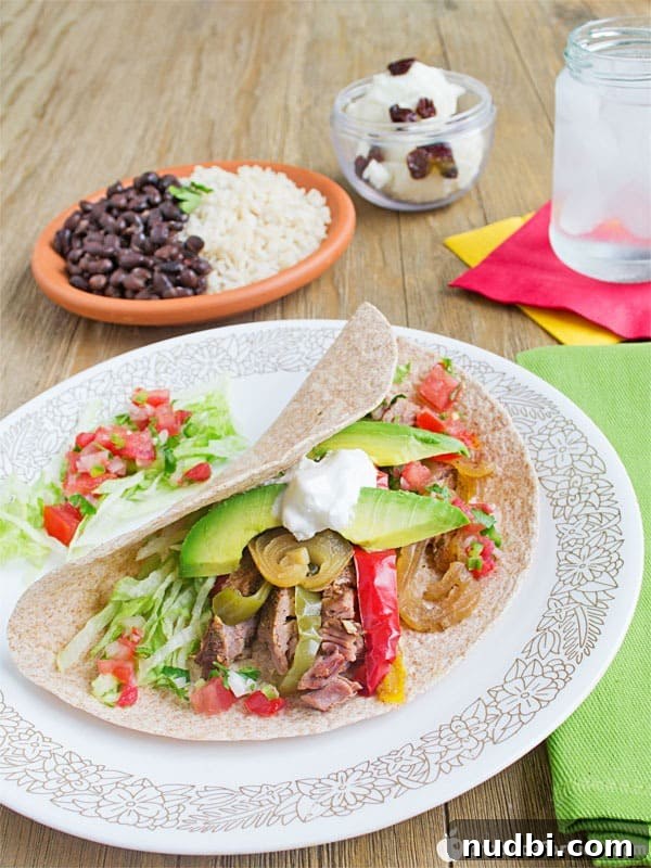 Slow Cooker Steak Fajitas
