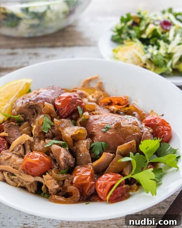 Slow Cooker Chicken & Tomatoes
