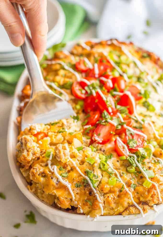 Overnight Slow Cooker Breakfast Casserole