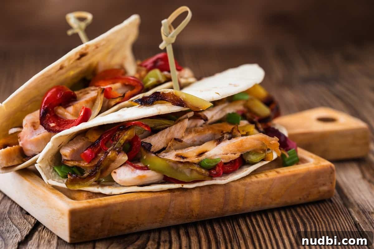 Apple fajitas for a creative dinner
