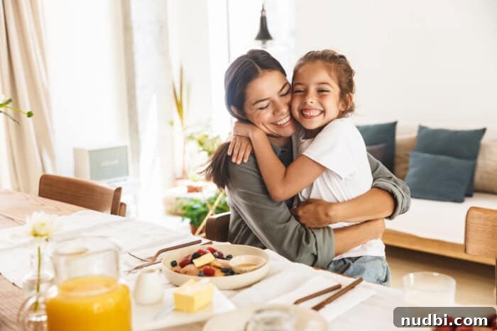 Mother and son having a nutritious breakfast together. Heart-Healthy Eating Tips for Your Family