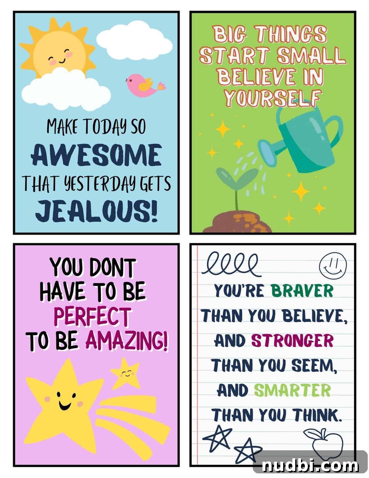 Printable notes for kids