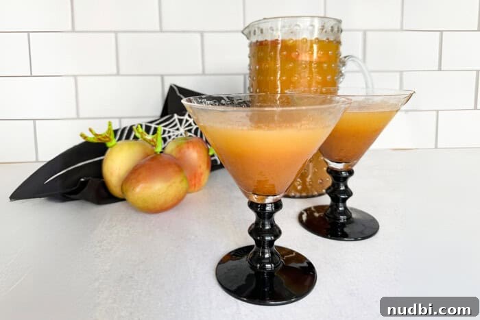 Wicked Treats and Spooky Eats 8 Apple Mocktail drinks