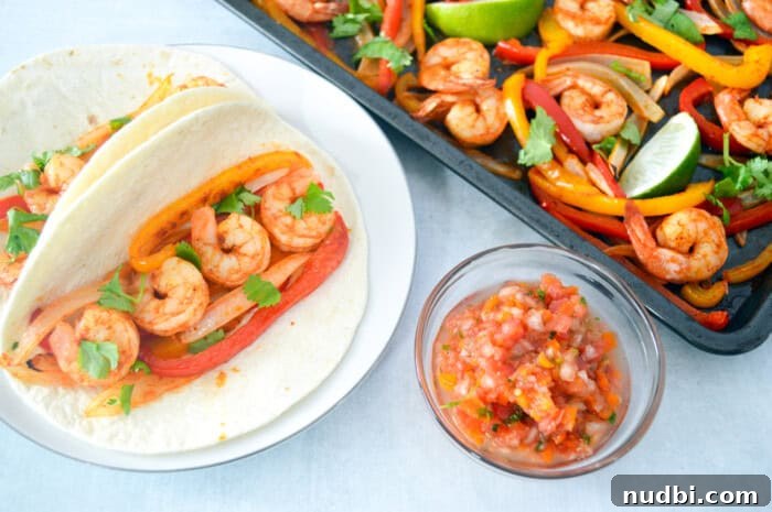 Sheet Pan Fajitas tacos