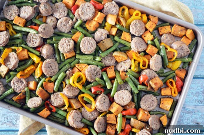 Italian Sausage and Veggie Sheet Pan Dinner