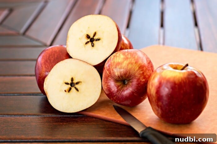 Healthy Valentine's Day Snack Board Ideas: 4 Delicious Apple Recipes 4 Freshly sliced apples, ready for snacking