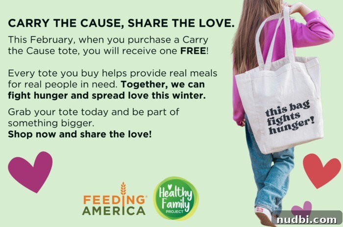 A collection of 'Carry The Cause' tote bags, emphasizing collective action and community support