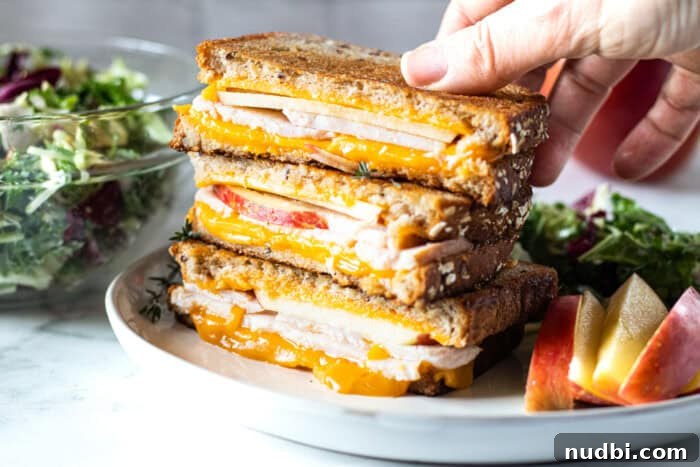 A deliciously golden-brown grilled cheese sandwich, perfectly melted and ready to eat.