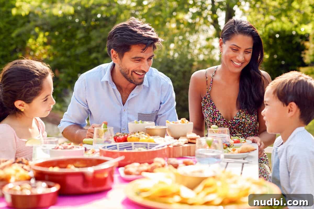 Eat Well This Easter: A Dietitian's Guide to Delicious Balance 3 A cheerful family having breakfast, setting a healthy tone for Easter.