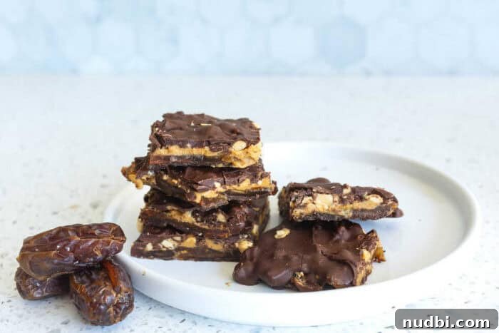 Eat Well This Easter: A Dietitian's Guide to Delicious Balance 7 Delicious date bar with peanuts and covered with dark chocolate, a healthier treat option.