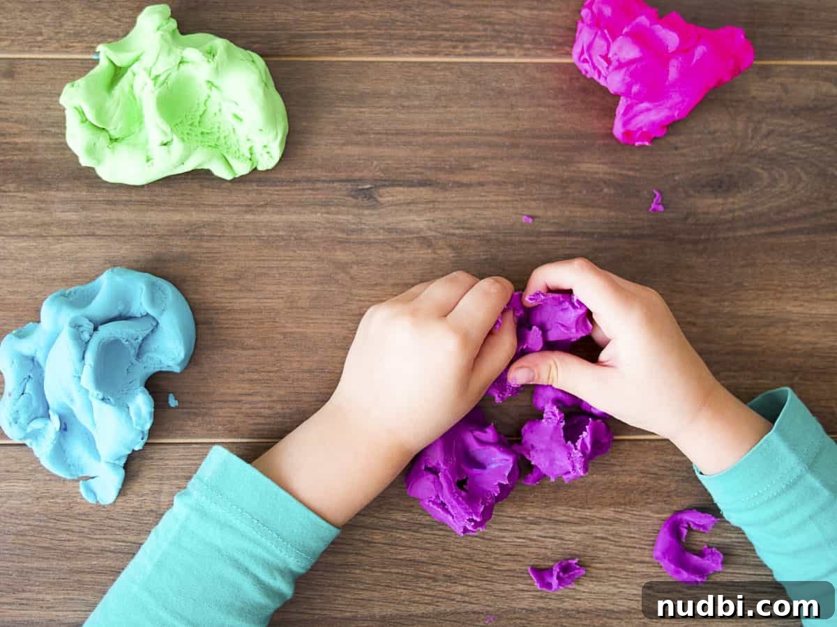 Children engaged in indoor Spring Break activities, playing with colorful toys and crafts.