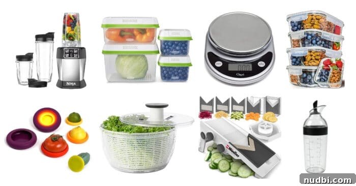 Empower your healthy New Year resolutions with essential kitchen tools and products.