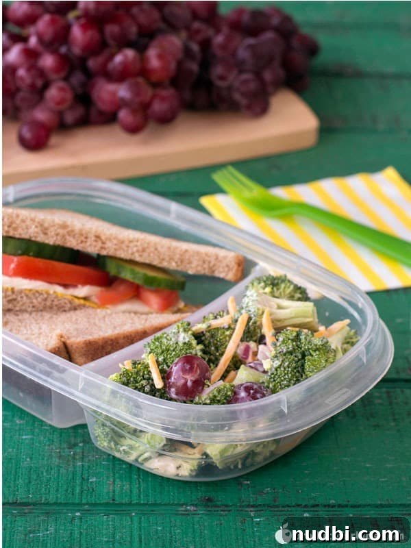 5-Ingredient Broccoli Grape Salad