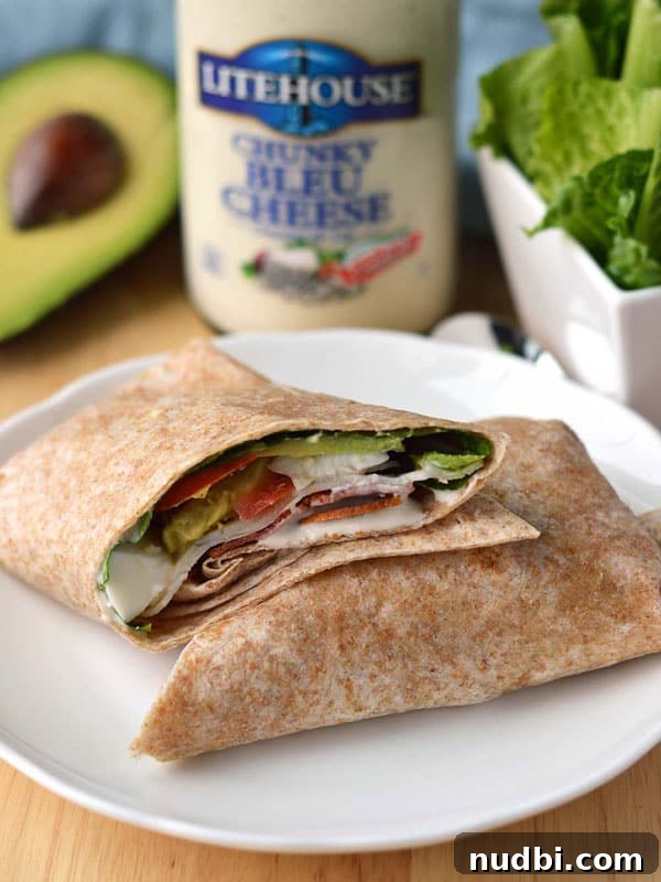 Nutritious New Life for Leftover Easter Eggs 10 Cobb Salad Wraps, a healthy lunch idea