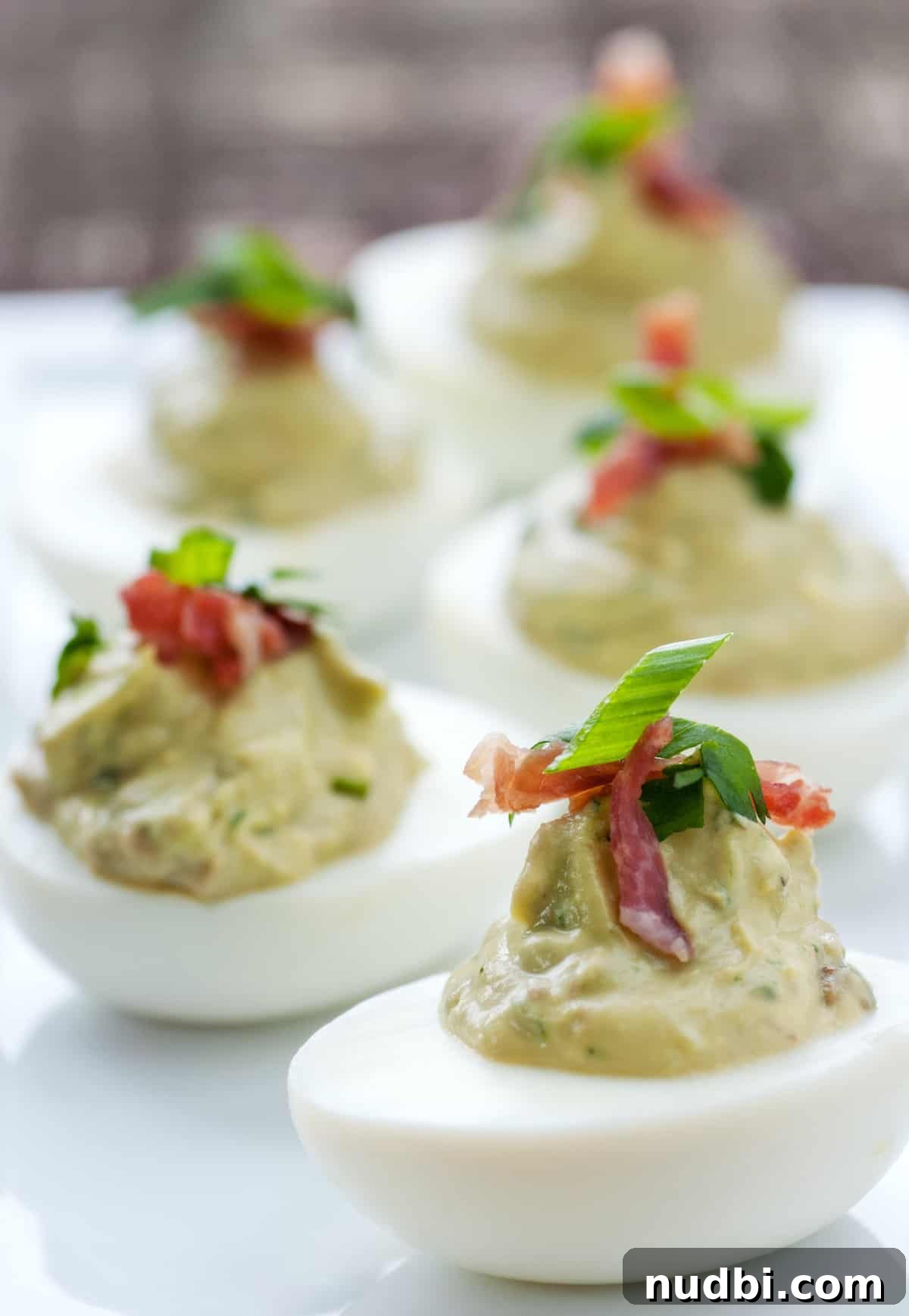 Nutritious New Life for Leftover Easter Eggs 11 Avocado Deviled Eggs appetizer