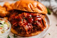 Slow Cooker BBQ Shredded Chicken Recipe for Sandwiches and Tacos