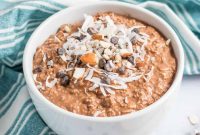 Almond Joy Overnight Oats Recipe — Chocolate, Coconut & Almonds