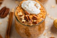 Pumpkin Pie Overnight Oats Recipe for Cozy Fall Breakfast