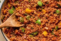 Weeknight Ground Turkey Skillet Dinner Recipe