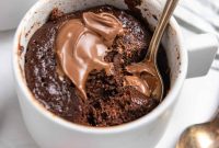 Quick Nutella Mug Cake Recipe for a Warm Chocolate Treat